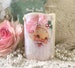 Shabby Pink Santa Flameless Candle, Pink Christmas, LED flickering Candles, Shabby Cottage Chic, Fanny Pippin 