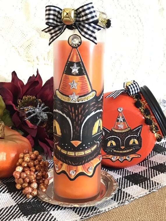 6 Candele Tealight Di Halloween A Forma Di Gatto Nero – Paraffina Non Profumata – Perfette Per Decorazioni Da Tavolo, Casa E Giardino - 2