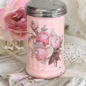 Pink Cuisinart Electric Tall Can Opener, Pink Shabby Roses, Kitchenaid ,  Pink Country Cottage, Shabby Chic Pink Kitchen 