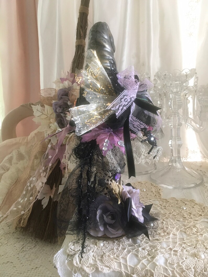 Halloween Witch Hat Table Decor Gothic Glam Halloween - Etsy