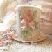 Shabby Pink Rose Flameless Candle, Wax Candle, Shabby Pink Decor, Shabby Cottage Chic, Romantic Lighting, Fanny Pippin 