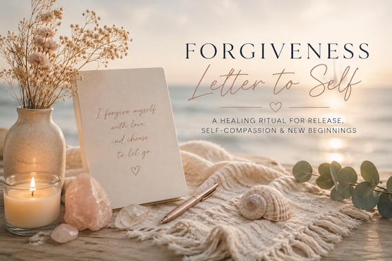 Self Forgiveness Workbook | Letter to Myself | Guided Healing Journal | Reflection Prompts | Printable PDF