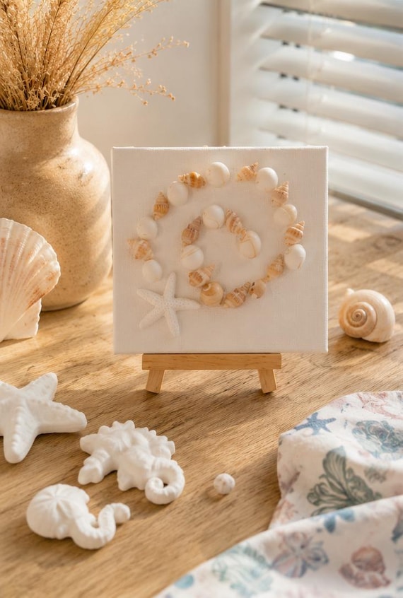 Coastal Craft Vibes with Seashells