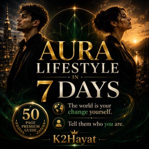 Aura Lifestyle 7-Day Guide | Mindset, Confidence, Habits (PDF Download)