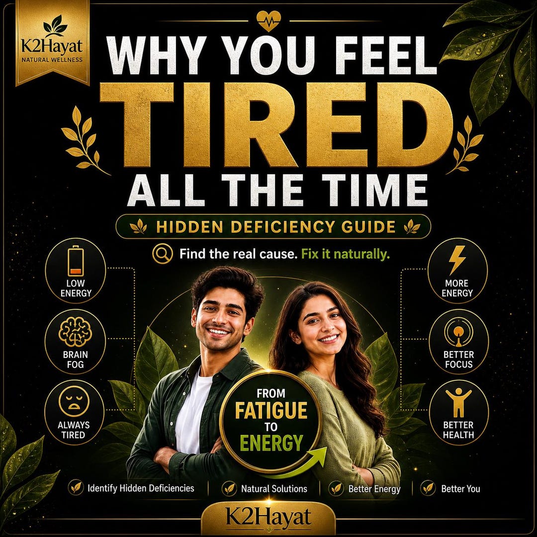 Why You Feel Tired All the Time – Hidden Deficiency Guide (PDF) - Etsy