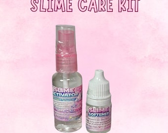 Slime Care Kit Add-On, Activator Spray + Softener Drops, Slime Fix Kit, Slime Care Essentials