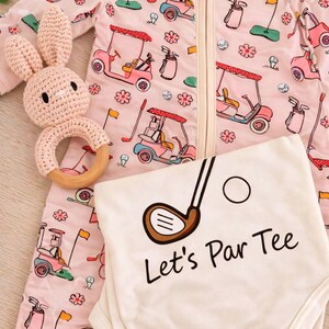 baby golf announcement. baby due for golf parents. baby gift for golf parents. baby gift for golfer daddy. baby gift golf themed. golf themed baby shower. future baby golfer gift. baby golf clothes. baby golf outfit