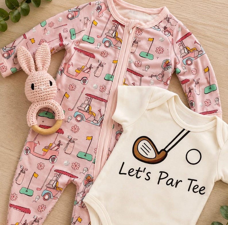 baby golf announcement. baby due for golf parents. baby gift for golf parents. baby gift for golfer daddy. baby gift golf themed. golf themed baby shower. future baby golfer gift. baby golf clothes. baby golf outfit