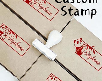 CUSTOM STAMP, Custom Personalized Pattern Stamp,Multiple sizes available,Comes with 2 bottles of ink free