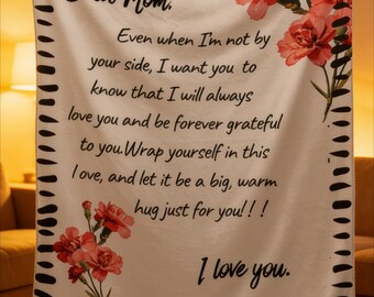 Mother's Day Blanket – Bring warmth & blooms home together