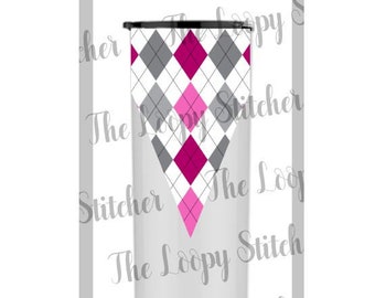 20oz Skinny Tumbler V Template - Digital File