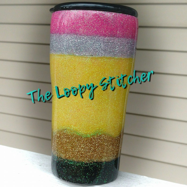 Pencil Cup Zig Zag Template for 20 and 30 Oz Cups Digital Etsy