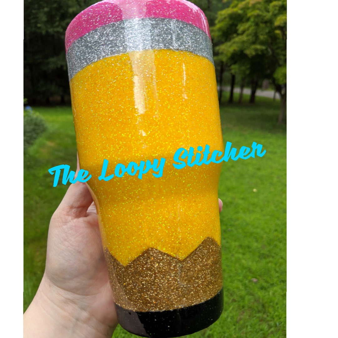 Pencil Cup Zig Zag Template for 20 and 30 Oz Cups Digital File Etsy