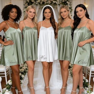 Sage Green Satin Bridesmaid Dress - Etsy Sage Green Satin Bridesmaid Dress - Etsy