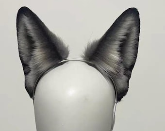 Hand-Sewn Wolf Ears Headband Cosplay Kit