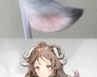 Hand-Sewn Sheep Ears and Tail Cosplay Fox Kit