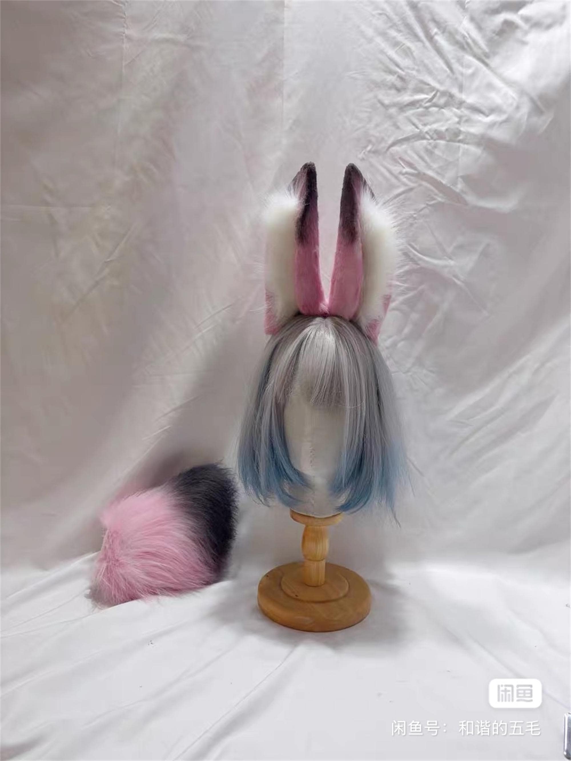 Sew Realistic Rabbitears Hand-sewn Rabbit Ears and Tail Set Cosplay Kit - Etsy