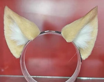 Handmade Cat Ears and Tail Set,  Cosplay Cat Kitten Kit