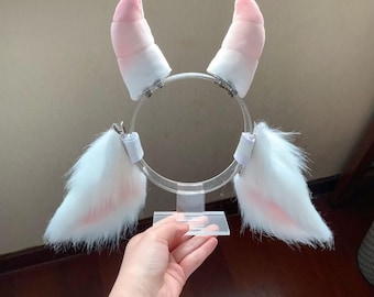 Hand-Sewn Sheep Ears and Tail Cosplay Fox Kit