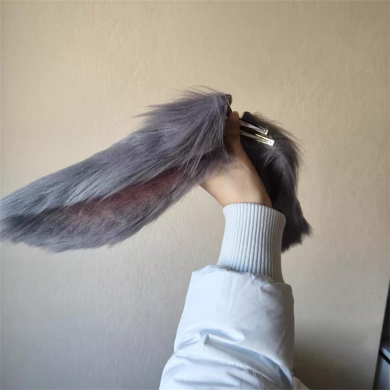 Hand-sewn Lop Rabbit Ears and Tail Cosplay Kit - Etsy