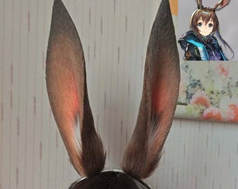 Handmade Rabbit Ears Headband Cosplay Amiya Kit