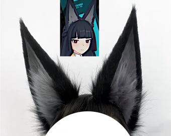 Hand-Sewn Fox/Wolf Ears Headband Cosplay Kit Hoshimi Miyabi