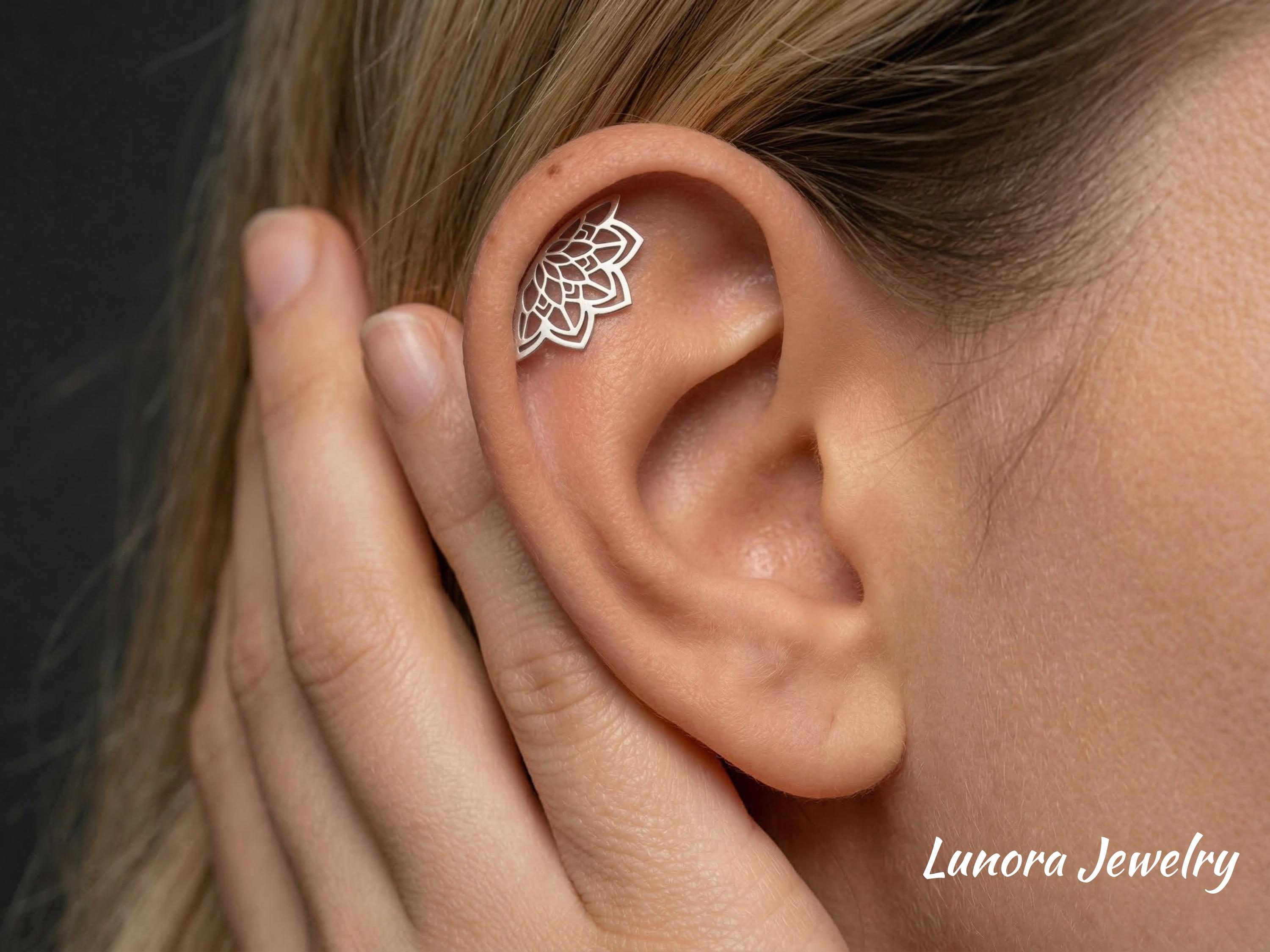 Crochets d'oreille croisés en argent sterling : boucles d'oreilles minimalistes - France