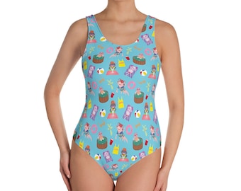 Axolotl One-Piece Swimsuit