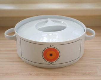 Piatto da portata vintage Thomas Germany Eclipse, zuppiera Rosenthal, utensili da cucina tedeschi retrò anni '70