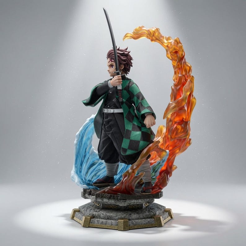 Tanjiro Demon Slayer 3D STL File, Anime Figurine for 3D Printing - Etsy UK