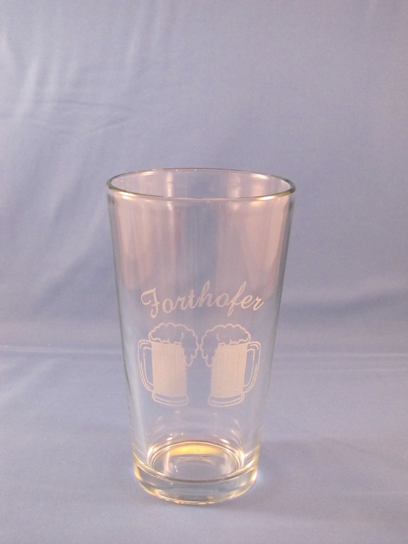 Personalized Pint Glass Custom Laser Engraved Great Gift for Etsy