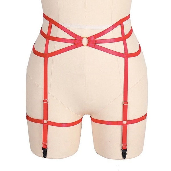 Gold Garter Belt Etsy