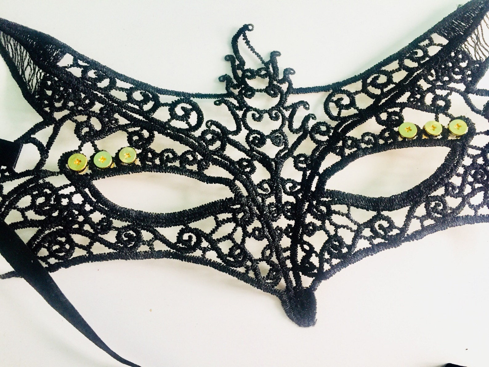 Lace FOXXY Spiked Masquerade Fox Mask - Etsy