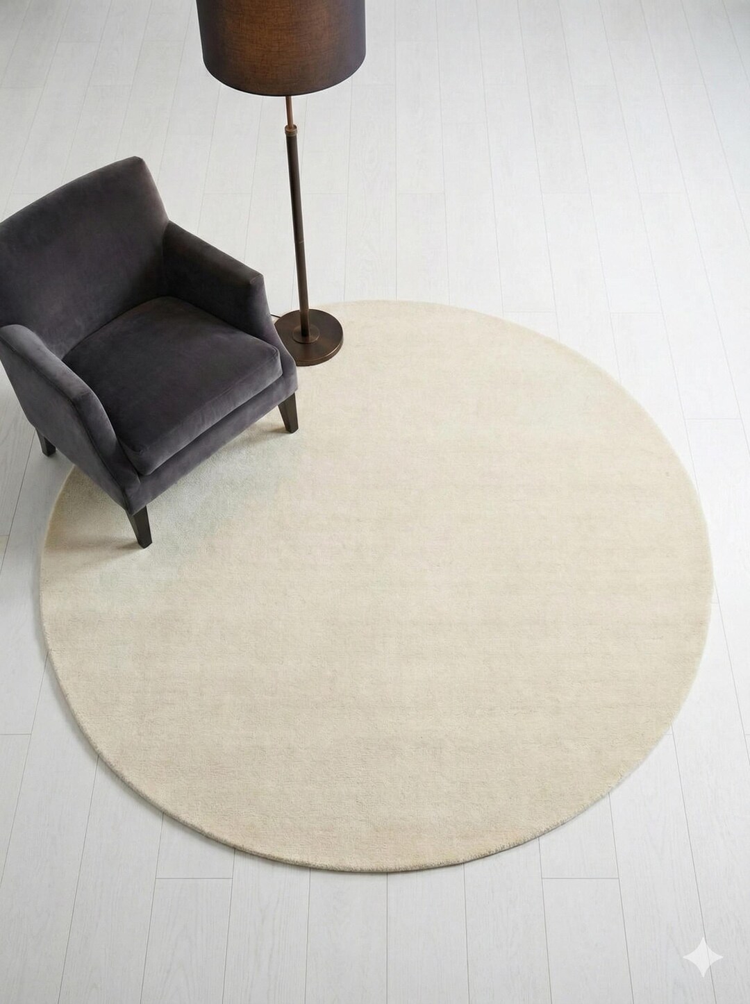 Thin Textured Rug Handwoven Area Rug – Thick Textured Minimalist Floor Carpet - Etsy