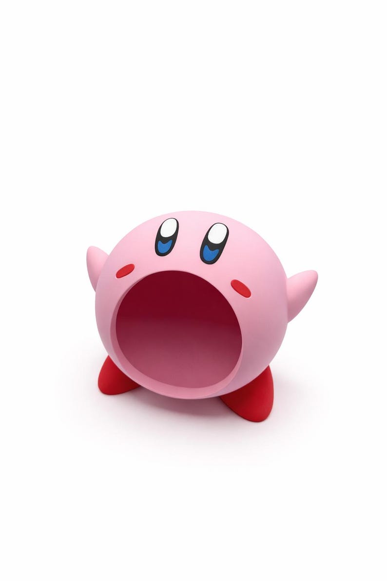 Kirby Pokémon Kawaii Trinket Dish | Geek Storage | Gamer Gift | Nintendo Decoration | Kirby Trinket Dish | Cute Pokémon Desk Organizer image 2