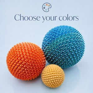 Spike Ball Fidget Sensory Ball | Anti-Stress Hand Massager | Relaxing Sensory Toy | ADHD Stress Relief | Wellness Gift