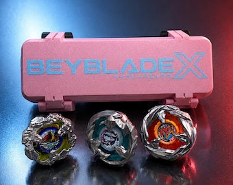 Beyblade X Deck Case 3v3 – Competition Storage Box for BX / UX / CX Top(s) | Clip Lock | Customizable
