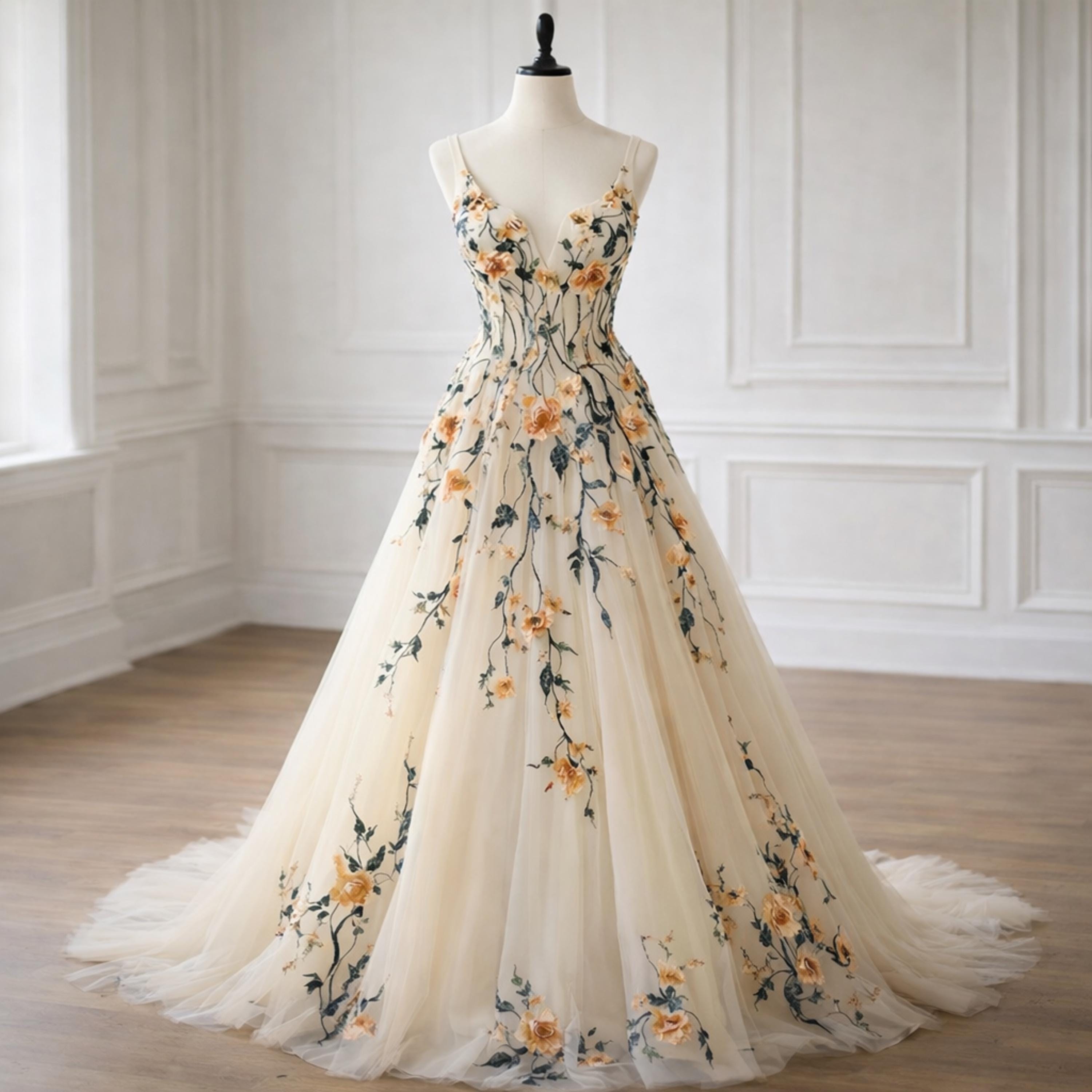 Forest Formal Gown - Etsy