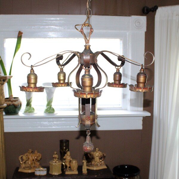 Art Nouveau Light Fixture - Etsy