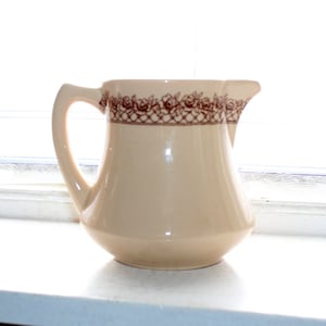 Vintage Syrup Pitcher Mayer China Restaurant Ware Rosemont Mayan Ware