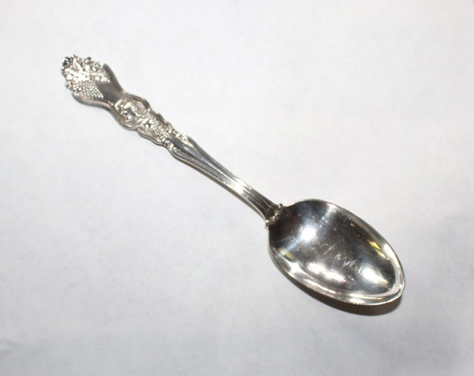 Antique Victorian Serving Spoon Moselle Grape 1857 American Silver Co