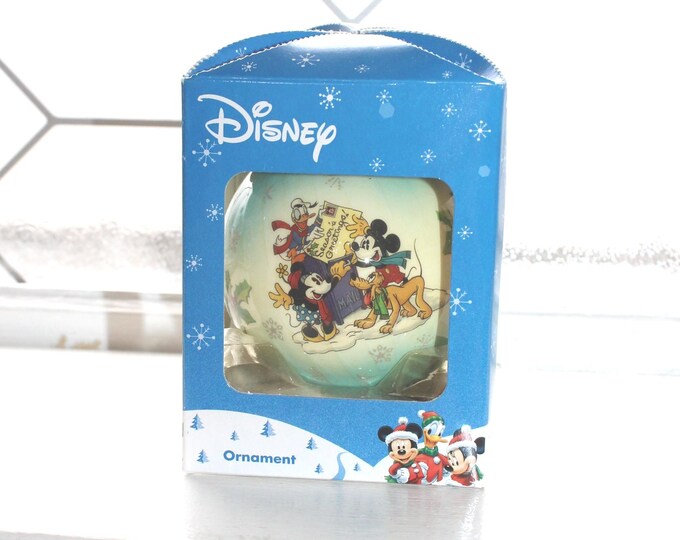 Disney Mickey Mouse Christmas Ornament with Minnie Donald Duck and Pluto