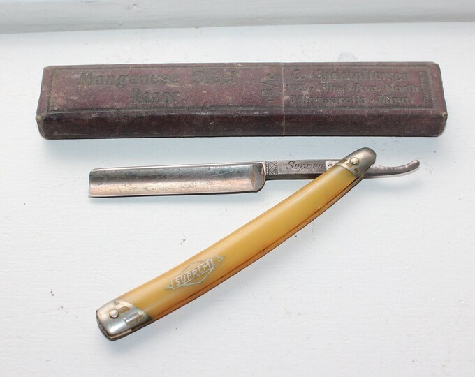 Vintage Straight Razor Supreme Jacob Miller BS Co