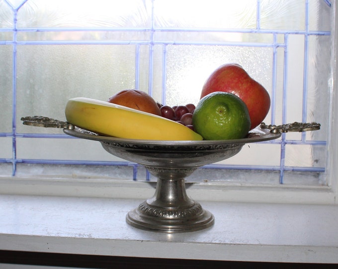 Antique 19th Century Victorian Silverplate Fruit Bowl