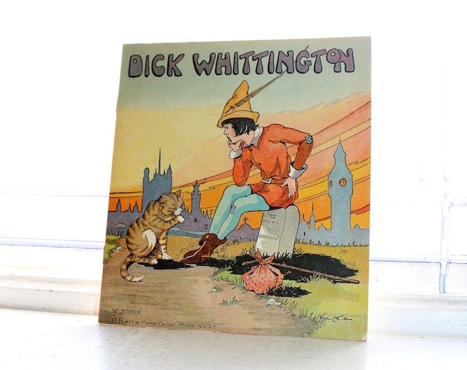 Vintage 1934 Children's Book Dick Whittington