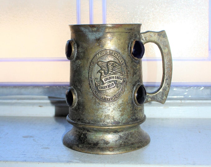 Vintage Golden Eagle Beer Stein Mohan Meakin Breweries