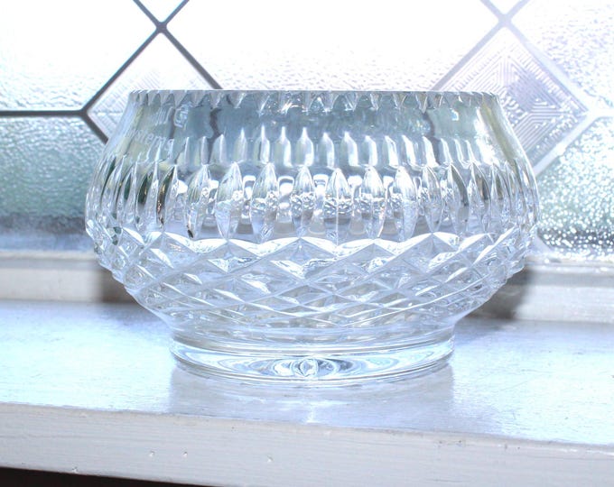 Vintage Cavan Irish Crystal Rose Bowl