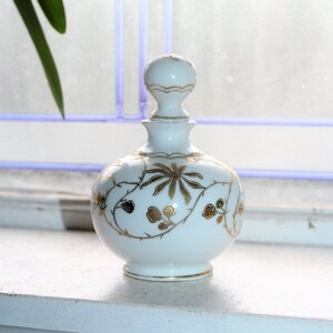 Vintage Hand Painted Asian Porcelain Perfume Bottle