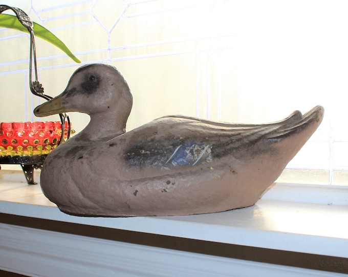 Vintage Duck Decoy Carry Lite Milwaukee Farmhouse Decor