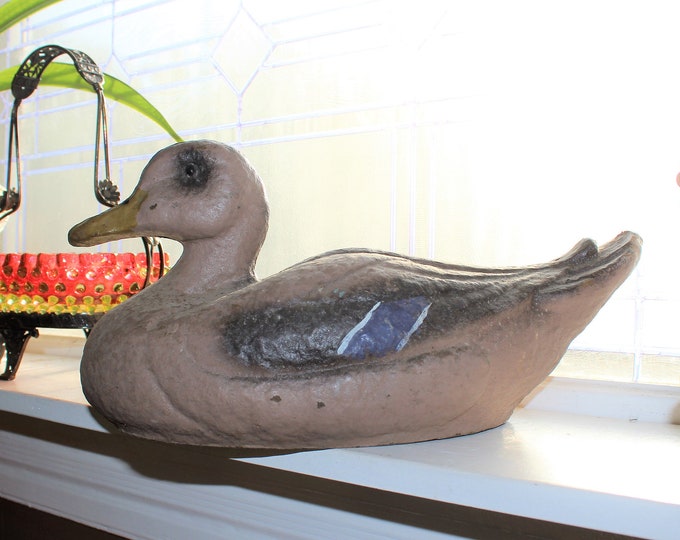 Vintage Duck Decoy Carry Lite Milwaukee Farmhouse Decor